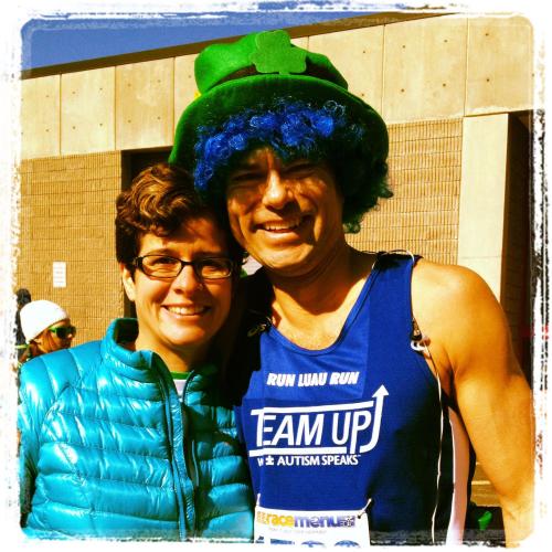 With Julie C. - she did an amazing job directing her first race!  AND it was for a good cause - raising funds for the Nashoba Learning Group (click this picture to learn more about NLG)