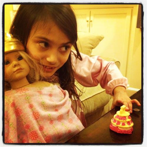 Recently celebrating Stevina's 10th Birthday with some cake...