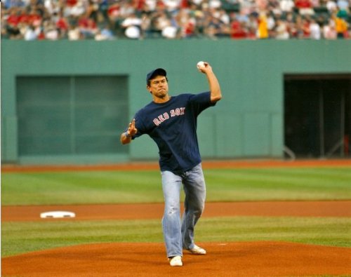 Did anyone ask, "who is that foreigner up there?"