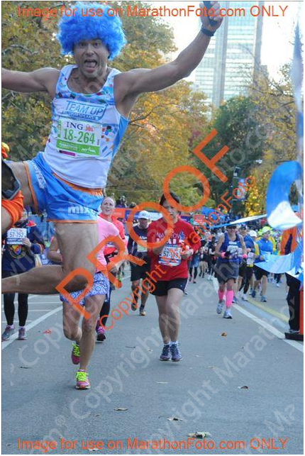 ...after 26.2 miles of spreading awareness...